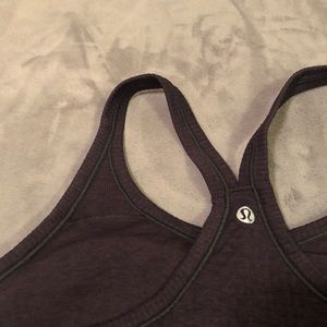 Lululemon athletica tank, razor back work out top